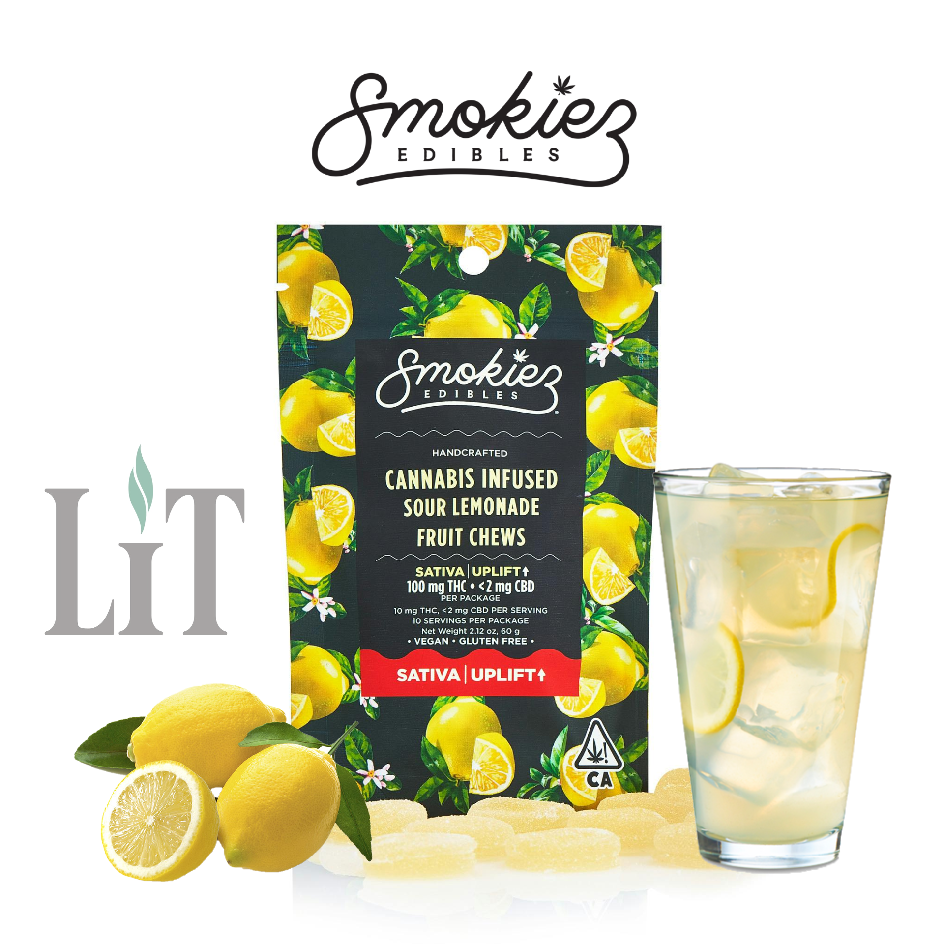 Photograph of product: SOUR LEMONADE - 100MG