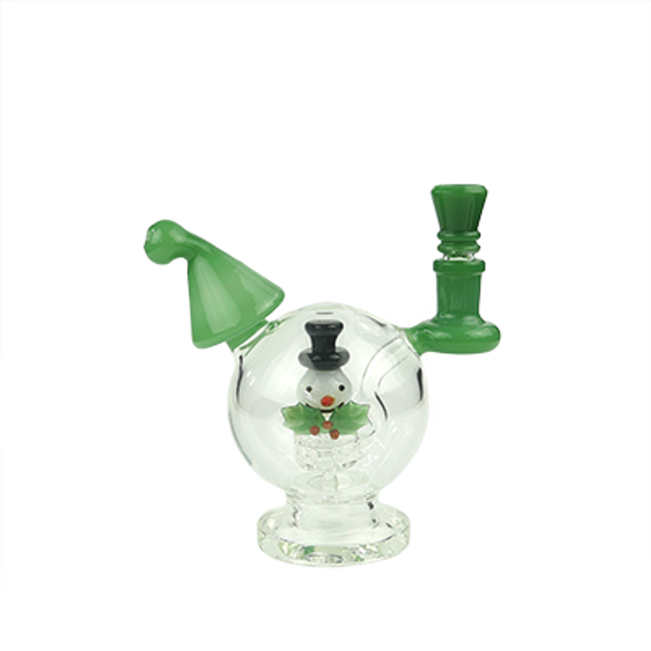 Photograph of product: 5" Frosty Snowglobe Hanger Bong
