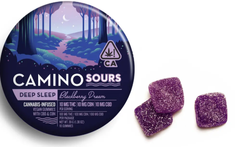 Photograph of product: Ratio Edible - Camino - Blackberry Dream (I) - 1:1:1 TH-oui:CBD:CBN 100mg (10pk)