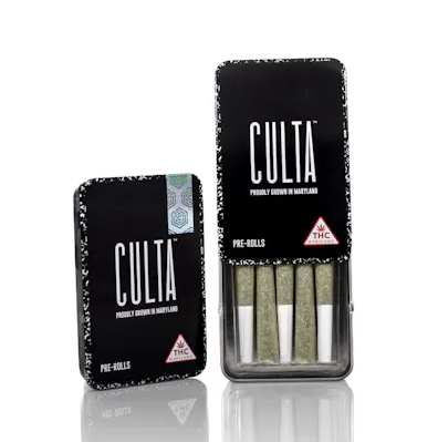 Photograph of product: Culta - Dosidos #22-22 Pre-Roll Pack (5x.5g)