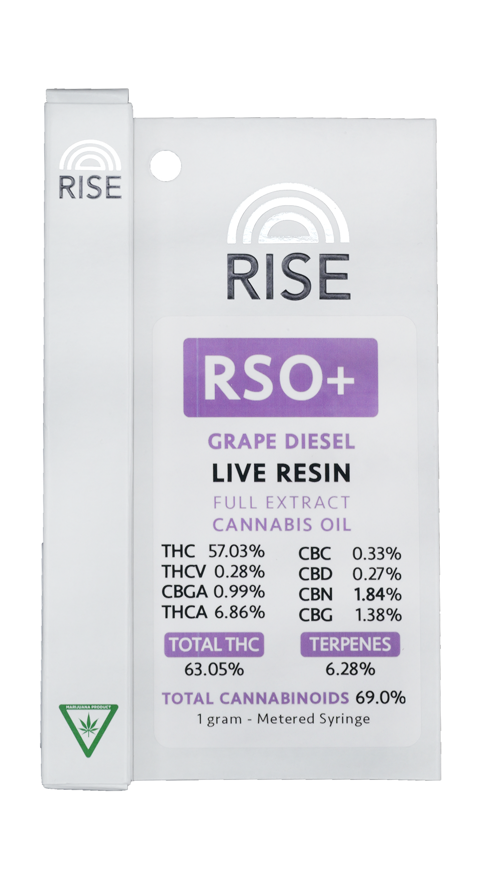Photograph of product: Rise RSO + Grape Diesel