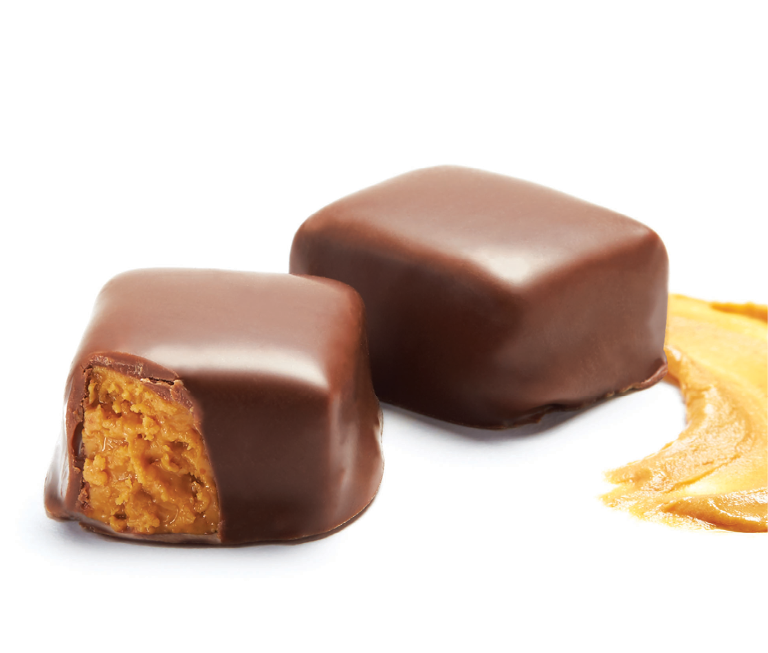 Photograph of product: Peanut Butter Chocolate Bites 10x10mg 100mg