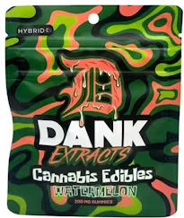 Photograph of product: Dank Gummies - Watermelon 200mg