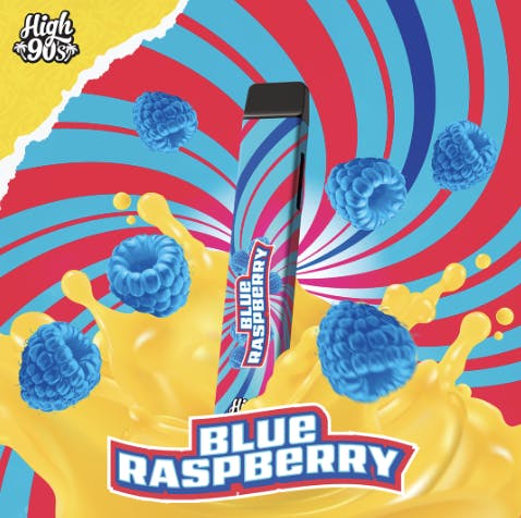 Photograph of product: Blue Raspberry All In One Disposable Vape 1g - Sales Floor