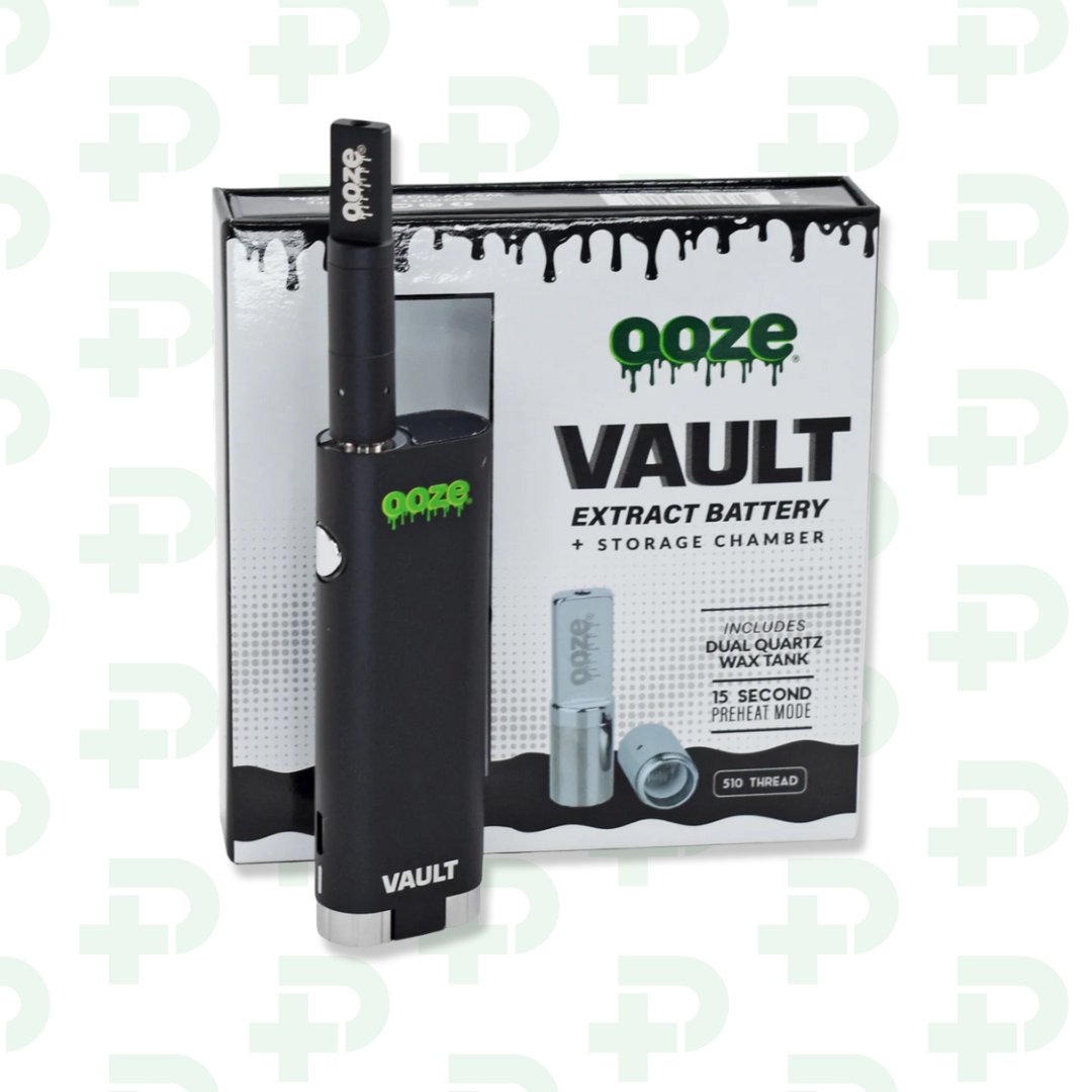 Photograph of product: Ooze Vault Extract Battery with Storage Chamber - Panther Black