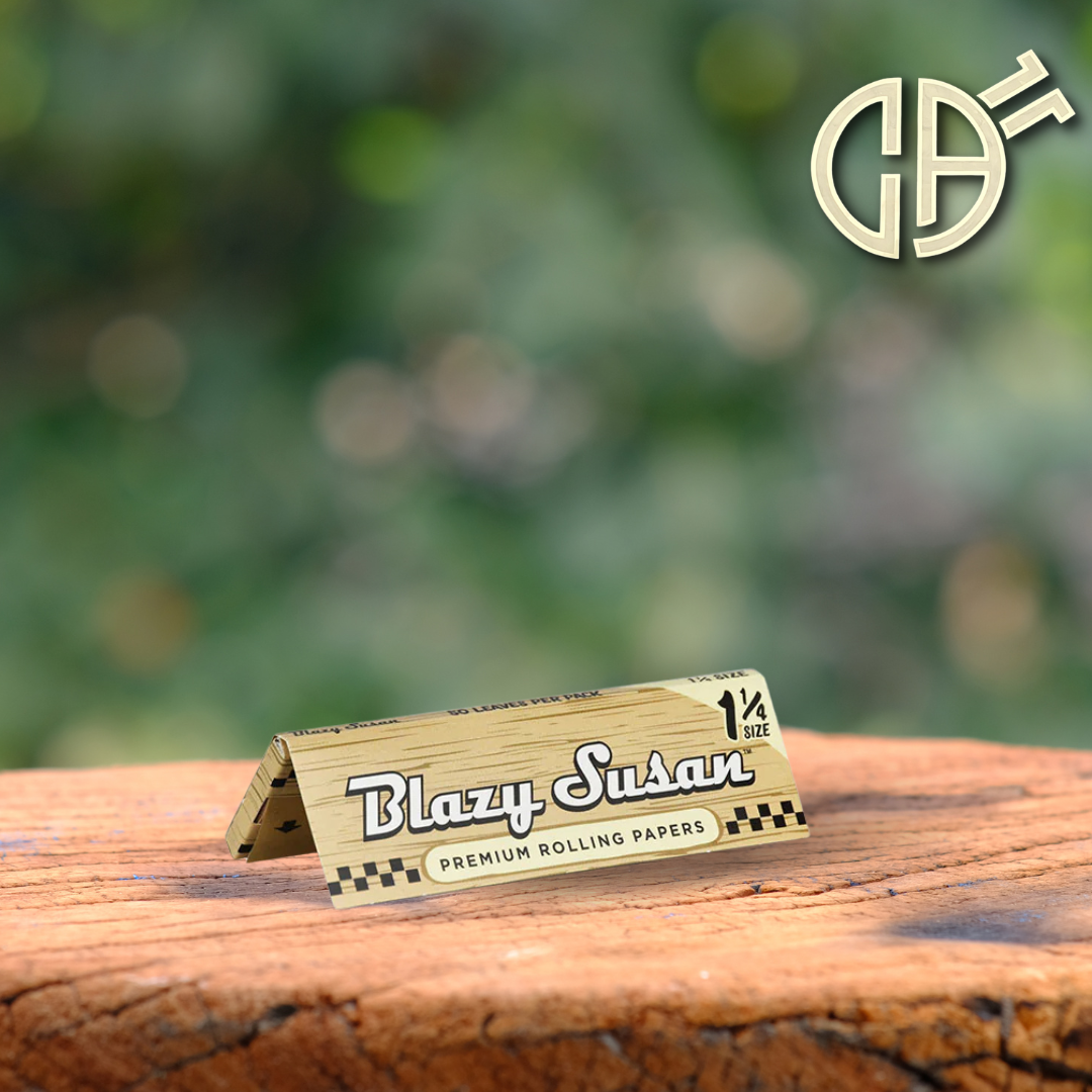 Photograph of product: Blazy Susan | Unbleached Rolling Papers 1 1/4