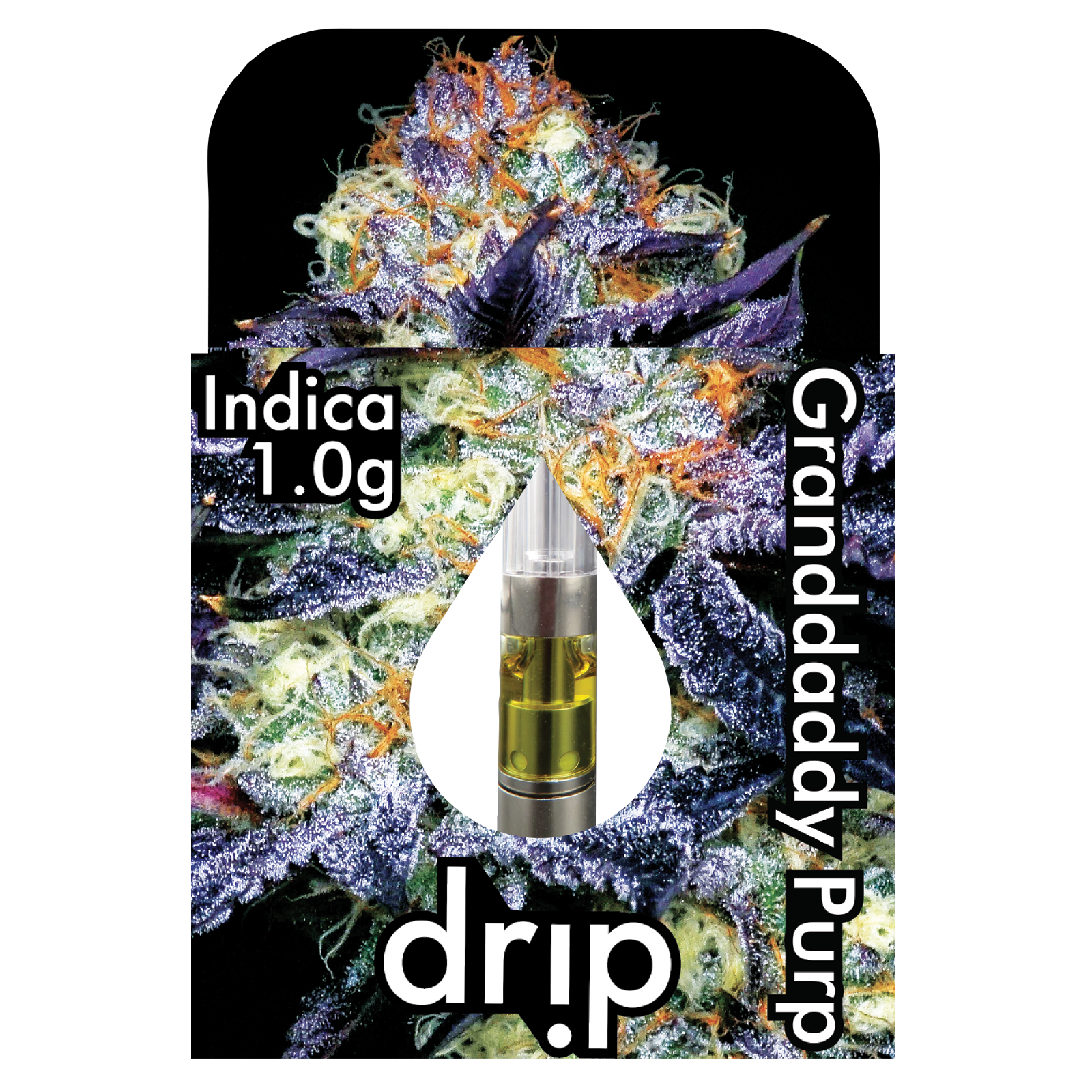 Photograph of product: Drip Granddaddy Purp 1g Vape