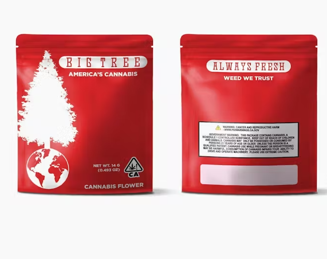 Photograph of product: Big Tree Basics Birthday Runtz Hybrid Flower 14g