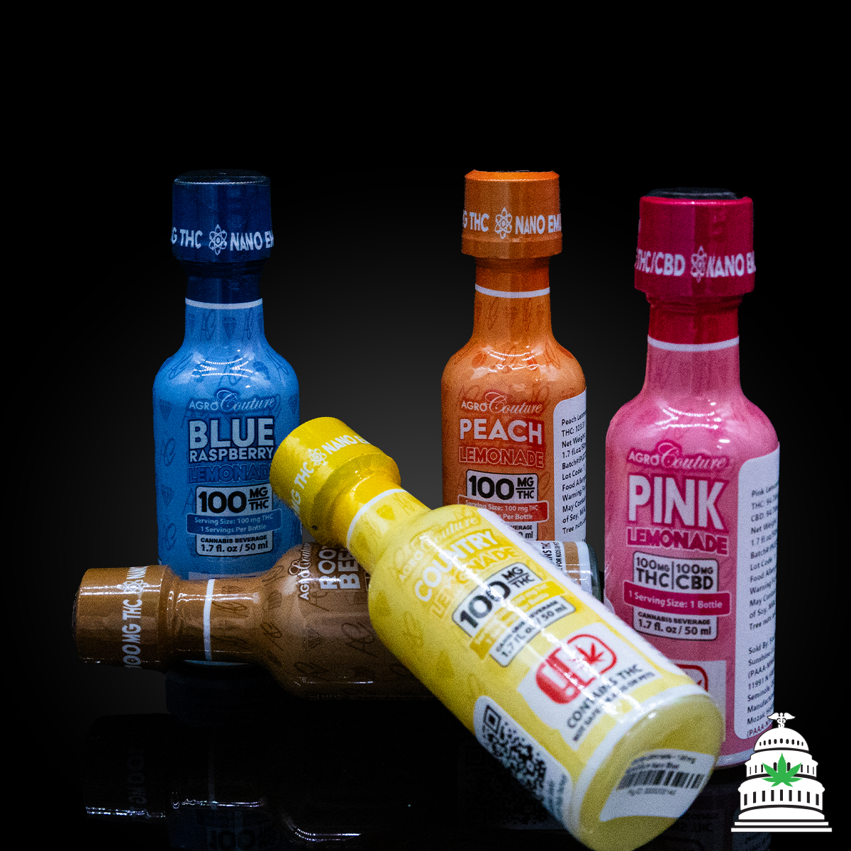 Photograph of product: Blue Raspberry Lemonade - 100mg AgroCulture Nano Shot