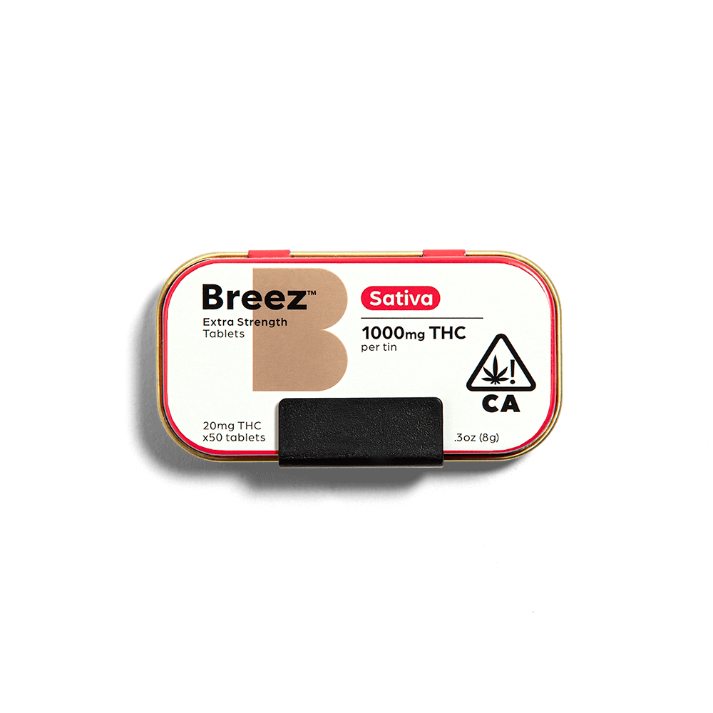 Photograph of product: Breez | Extra Strength - 1000mg Tablet Tins