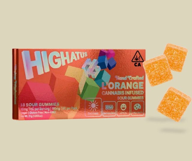 Photograph of product: L'Orange Sour Gummies - Edible