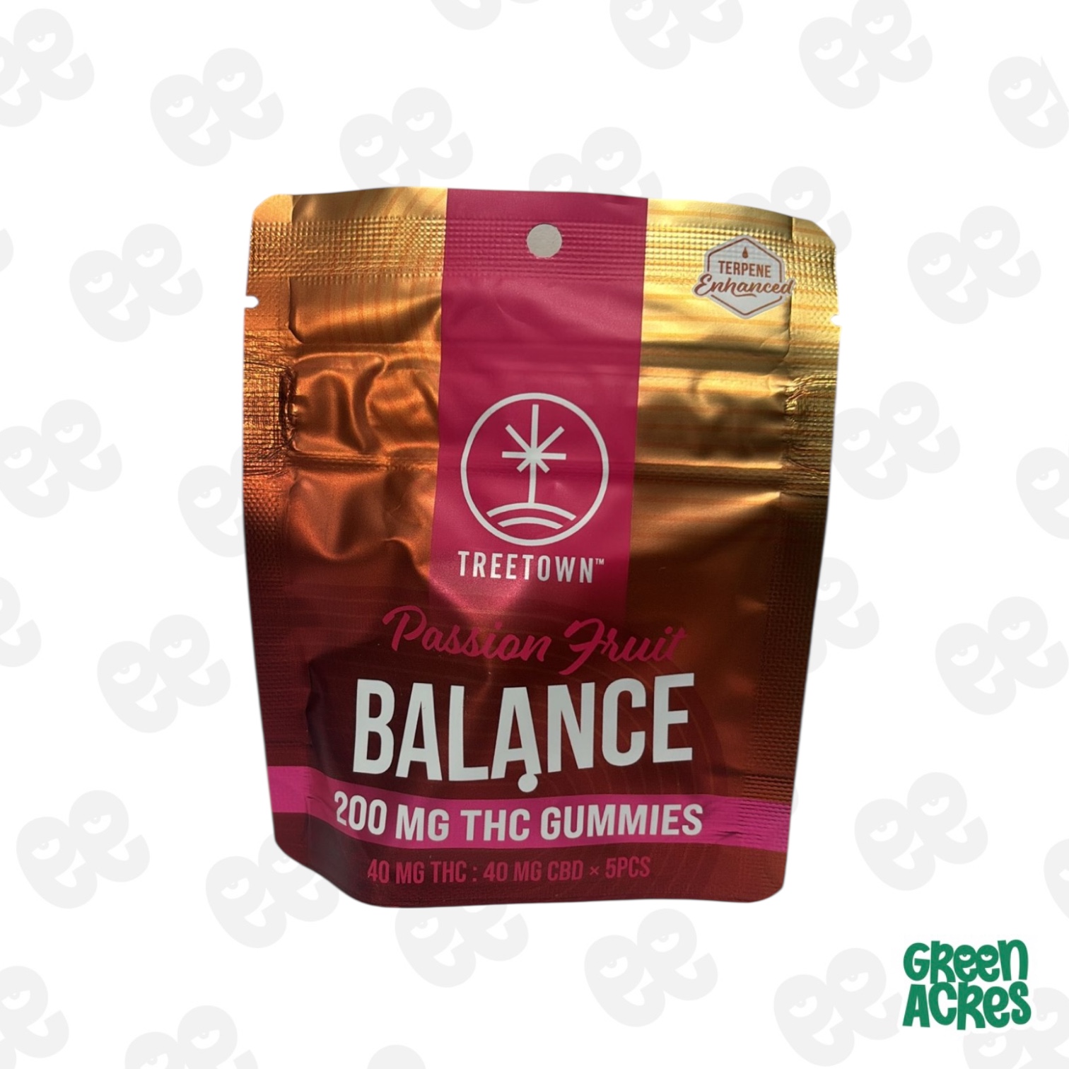 Photograph of product: Tree Town: Balance High Dose 200MG Gummies 5pk
