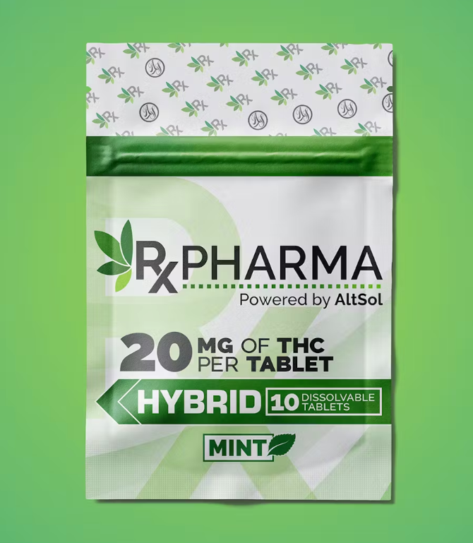 Photograph of product: Rx Pharma Hybrid Dissolvable Tablets (200mg)