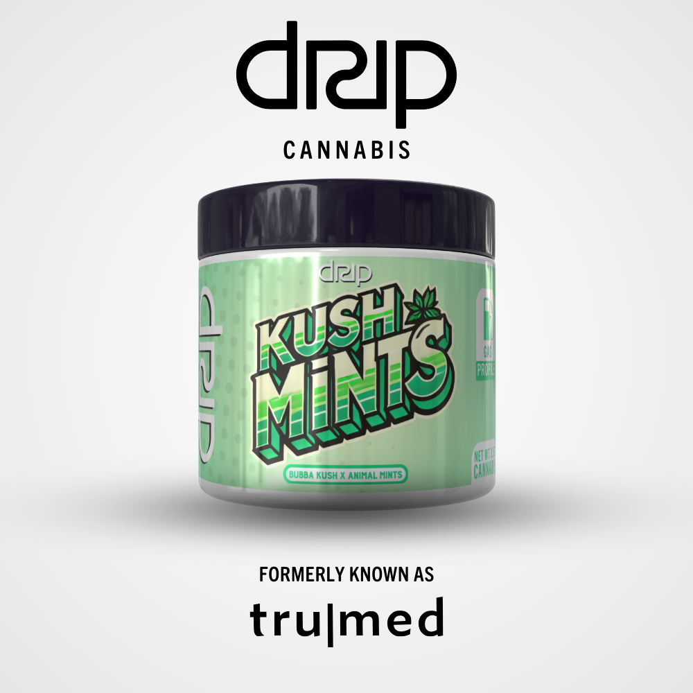 Photograph of product: (DRIP) Top-Shelf Flower 3.5g (Kush Mints)