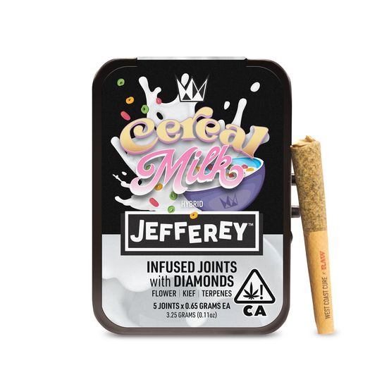 Photograph of product: Cereal Milk - Jefferey Infused Joint .65g 5 Pack - 