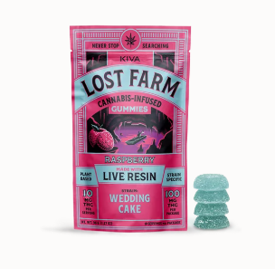 Photograph of product: Raspberry | Live Resin | 10pk | 100mg