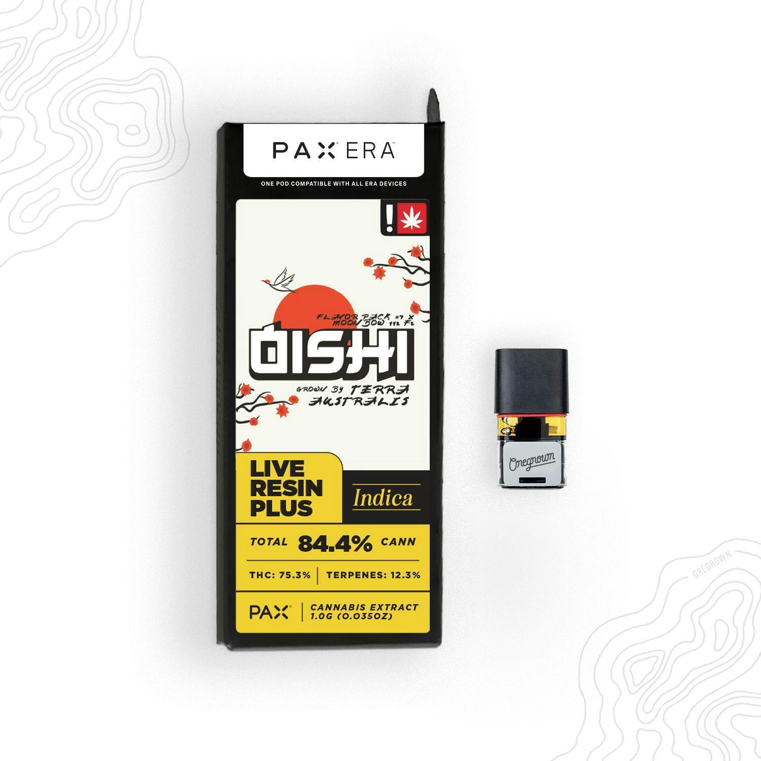 Photograph of product: Oregrown 1G Live Resin Pax Pod - Oishi