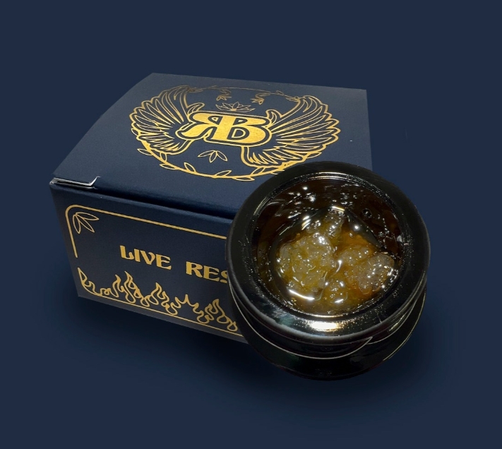 Photograph of product: RB2 Redemption Botanicals Live Resin Sauce - Garlic Gravity 1g