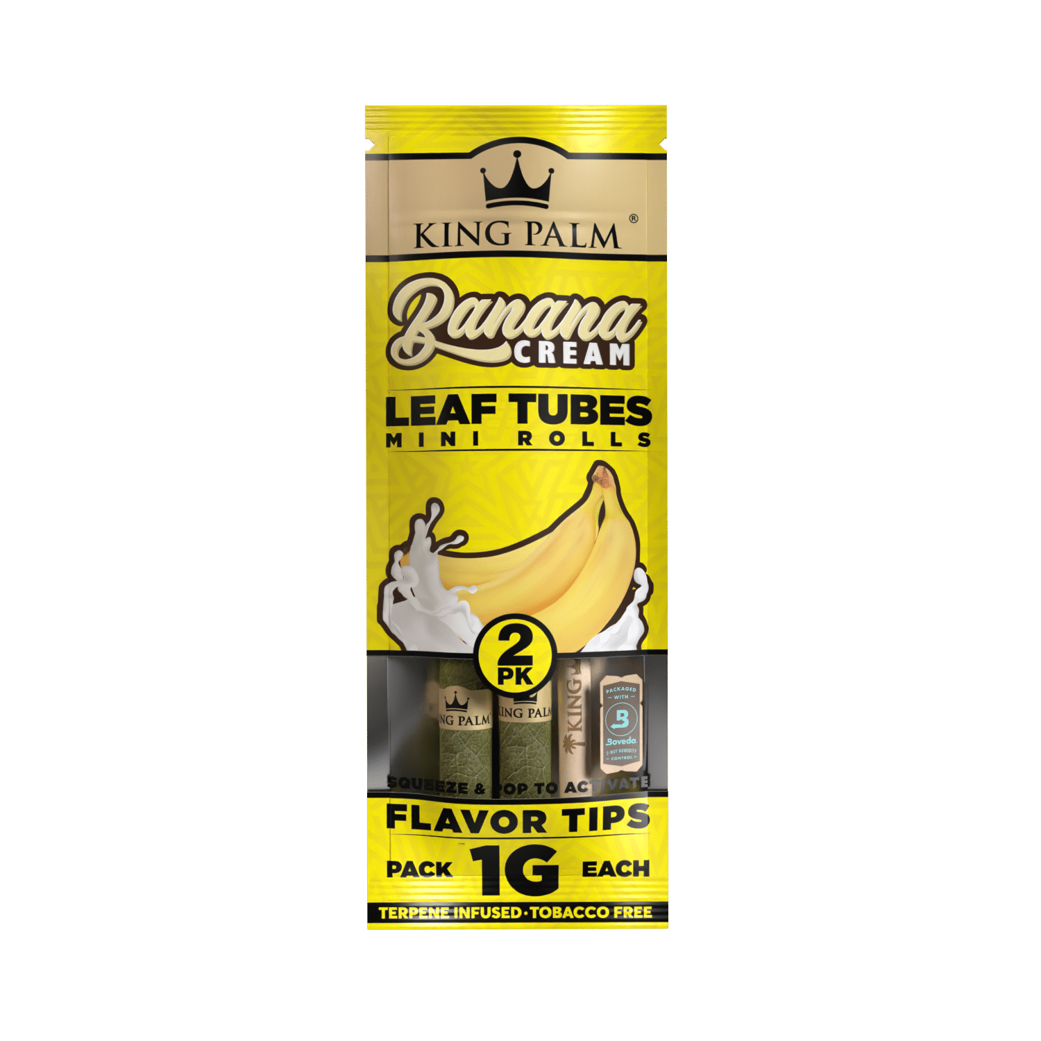 Photograph of product: King Palm Minis | 2pk | Banana Cream