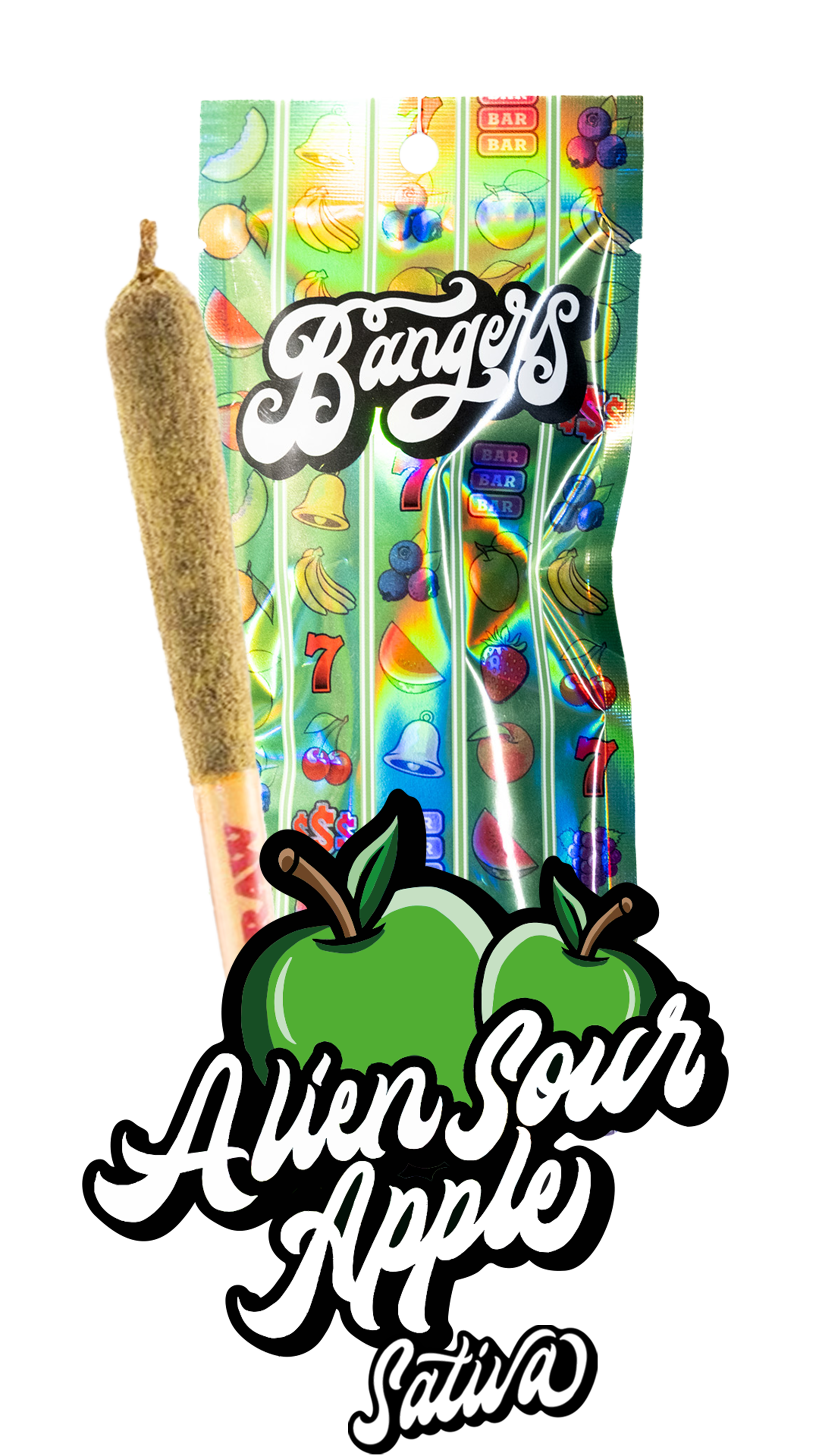 Photograph of product: Alien Sour Apple Infused Pr 1.2g {574}