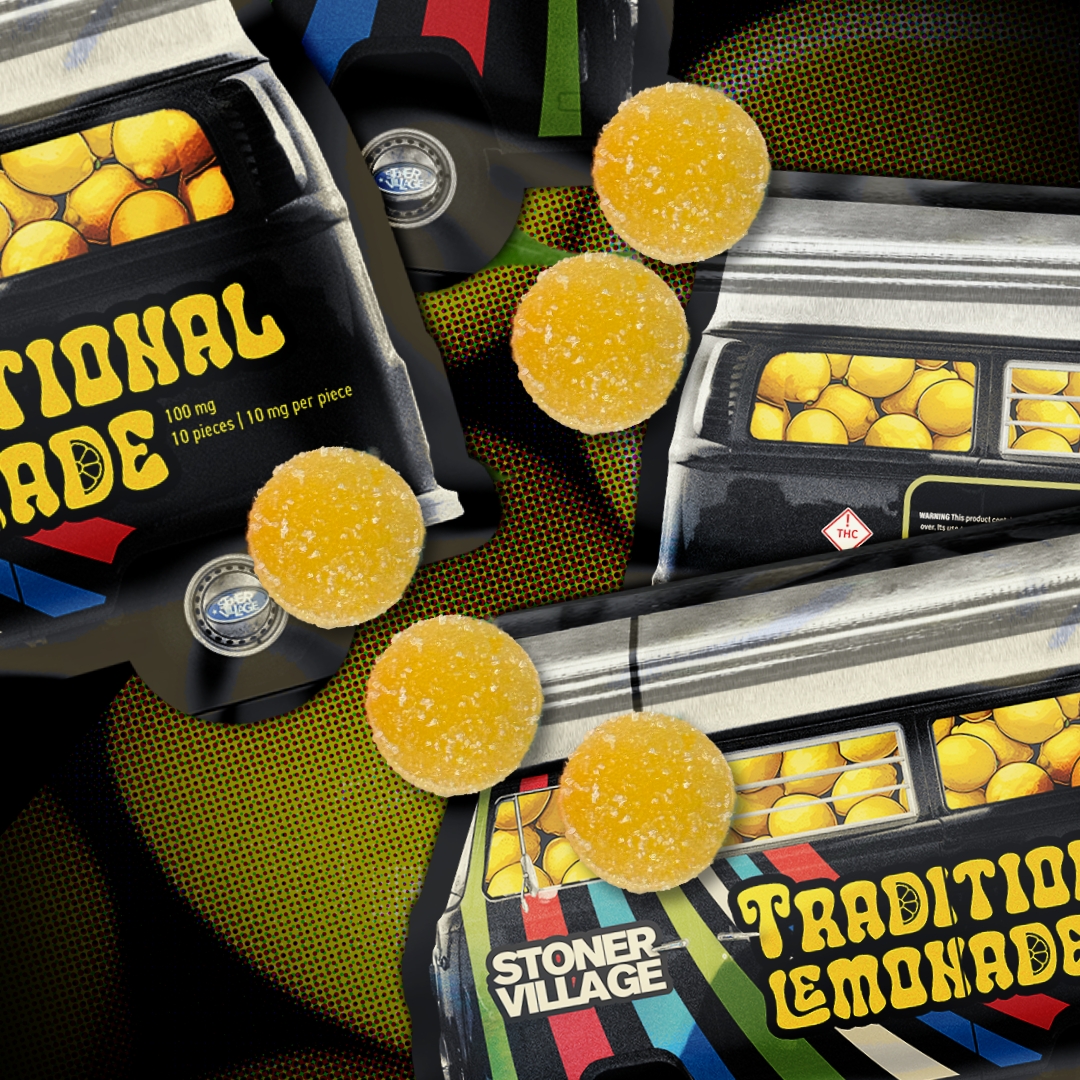 Photograph of product: TRADITIONAL LEMONADE GUMMIES | 10PK | 100MG