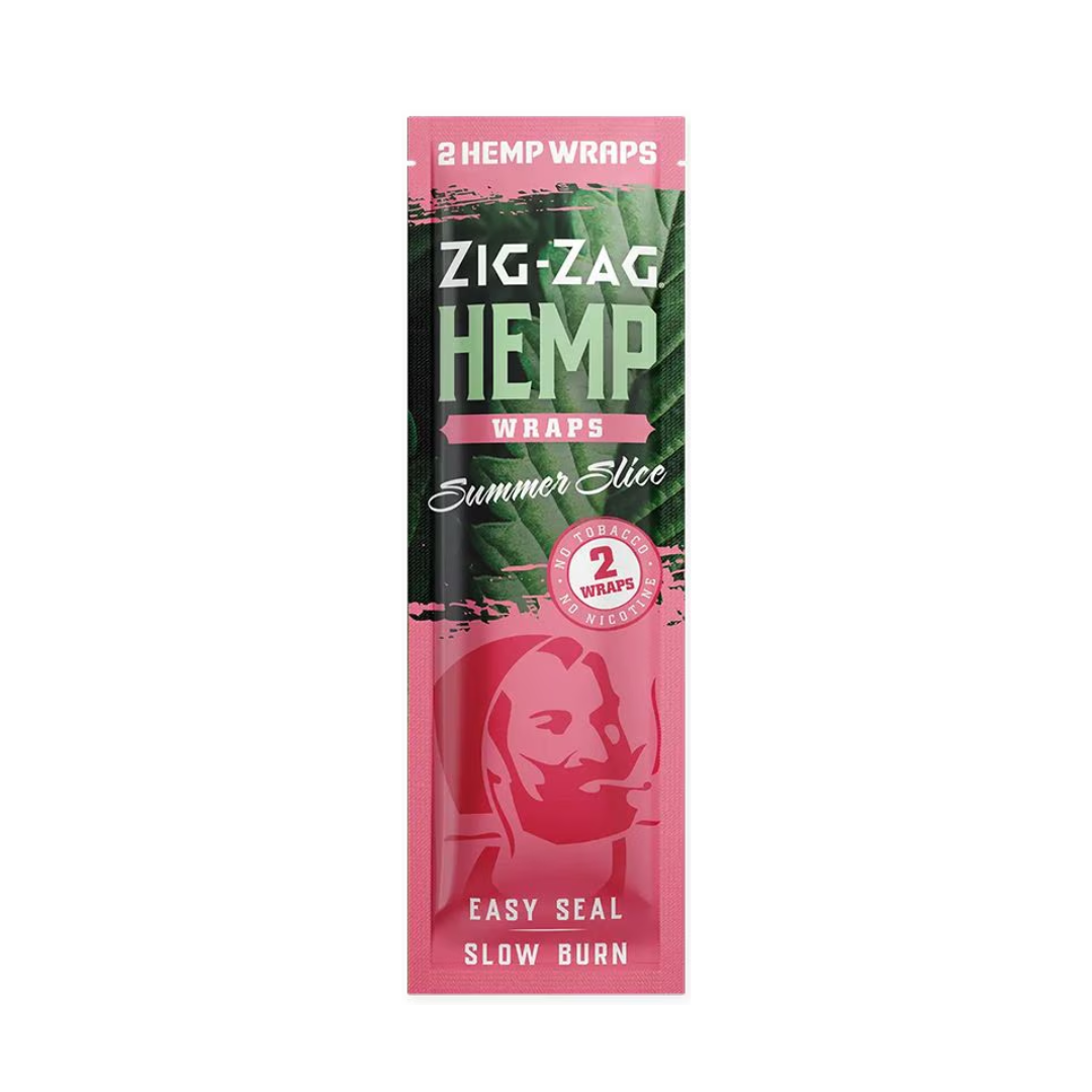 Photograph of product: Zig Zag | Summer Slice Hemp Wrap | 2 Pack