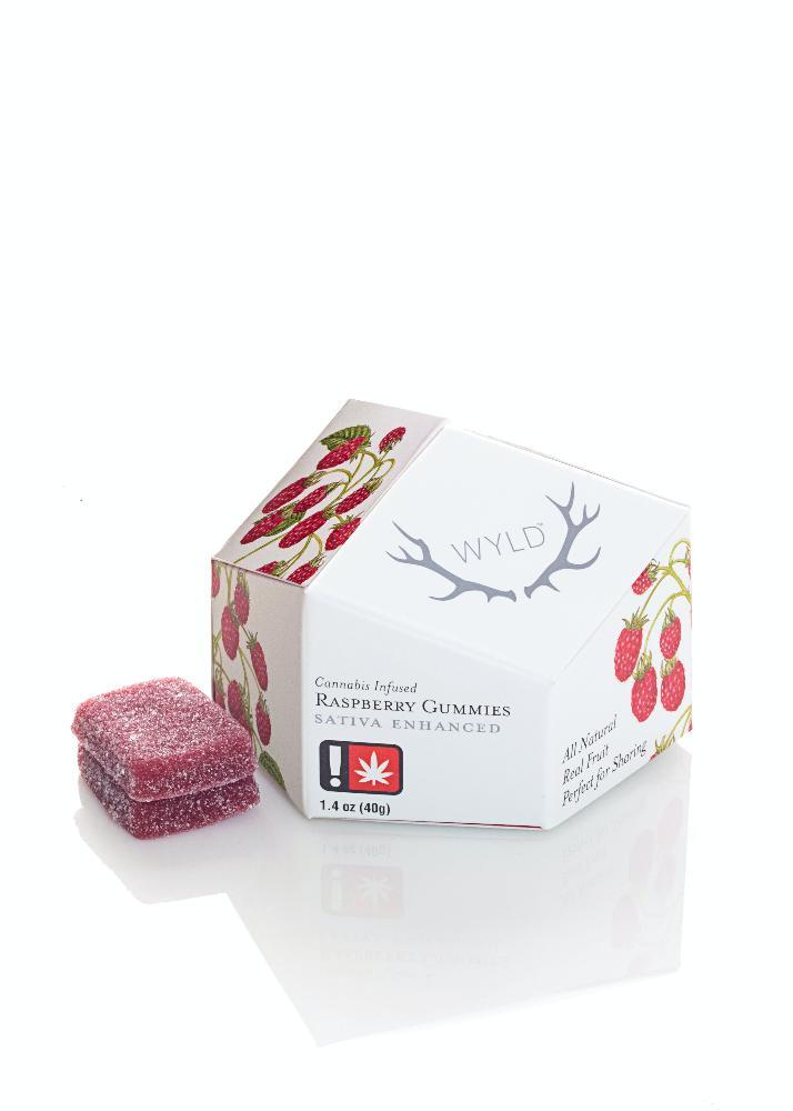 Photograph of Product: Raspberry Sativa Enhanced Gummies