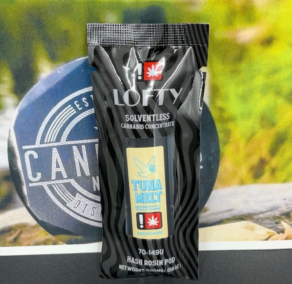 Photograph of product: AiO Live Rosin Disposable | Tuna Melt | 0.5g