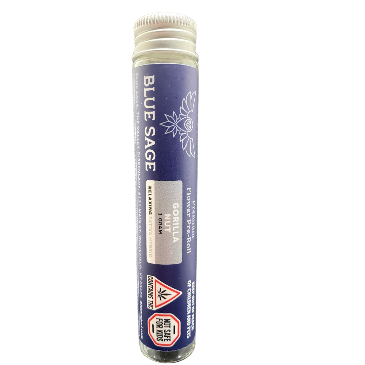 Photograph of Product: Blue Sage - Premium Pre-Roll - Gorilla Nut