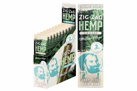 Photograph of product: Zig-Zag - Terp Infused Hemp Wraps - Mellow Haze - 2pk