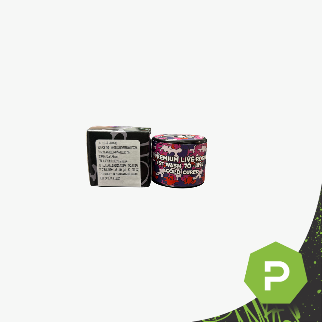 Photograph of product: Peninsula Gardens Live Rosin | Black Maple