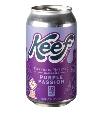 Photograph of product: Keef Cola Single Serve Purple Passion 10mg