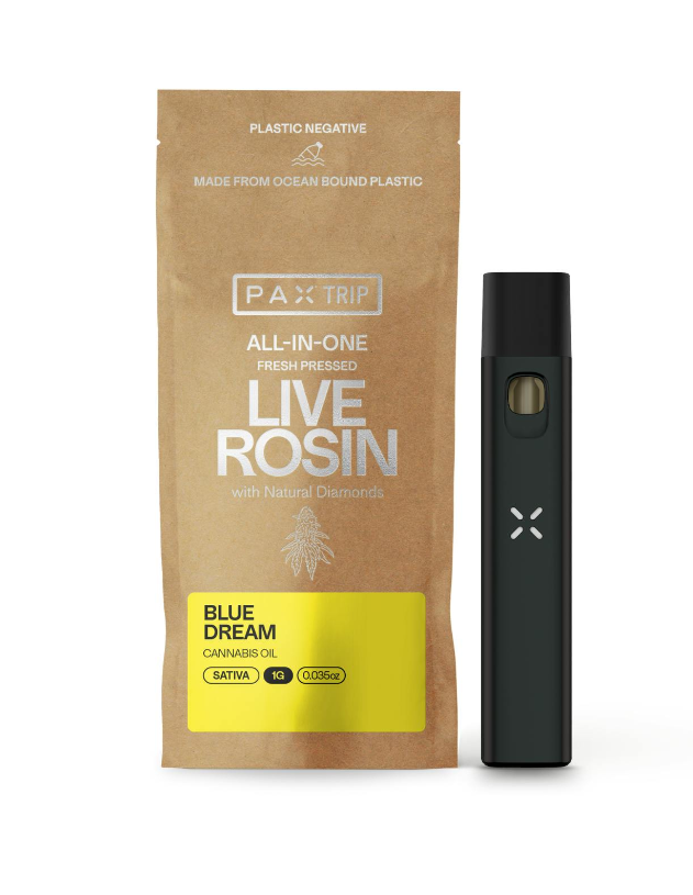 Photograph of product: BLUE DREAM 1G LIVE ROSIN ALL IN ONE VAPE