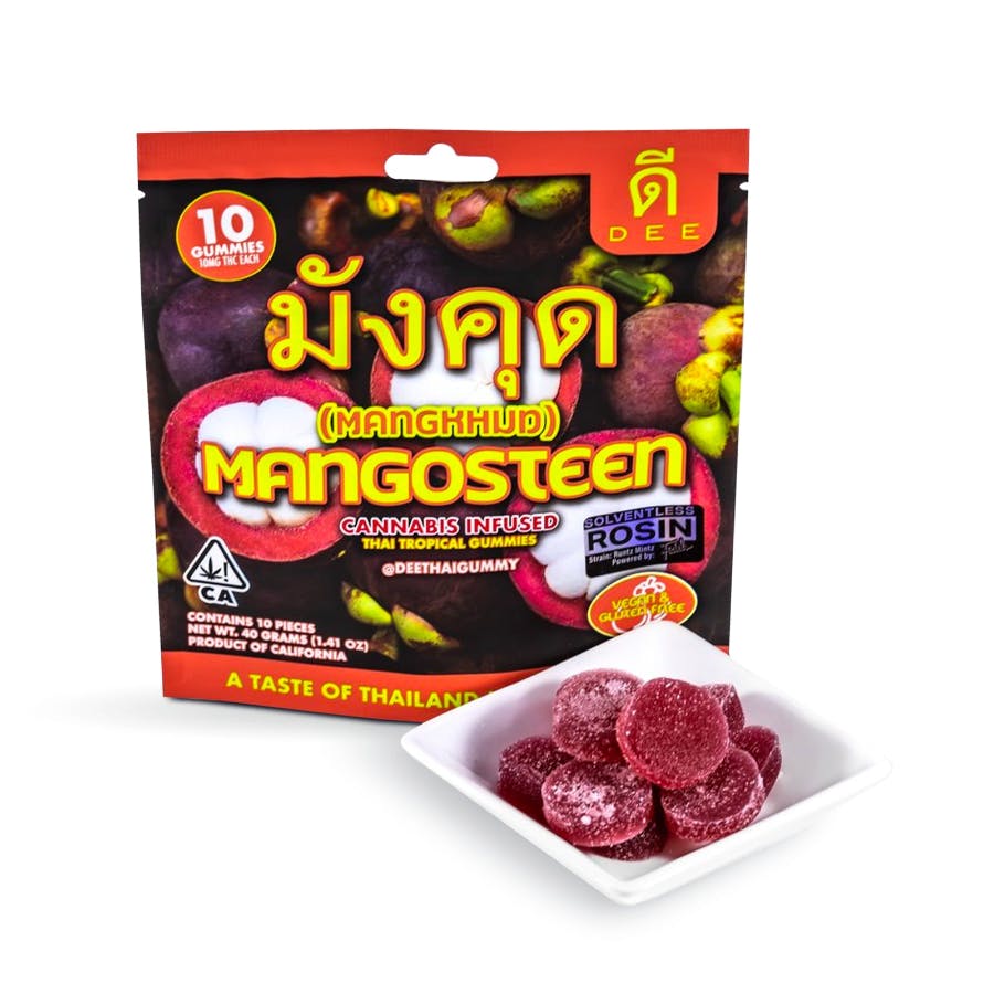 Photograph of product: Dee Thai - Mangosteen - 100MG