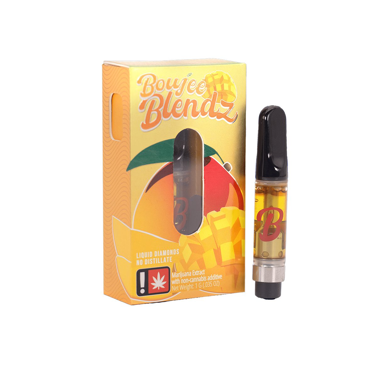 Photograph of product: Mango Liquid Diamondz Cart. (Boujee Blendz)