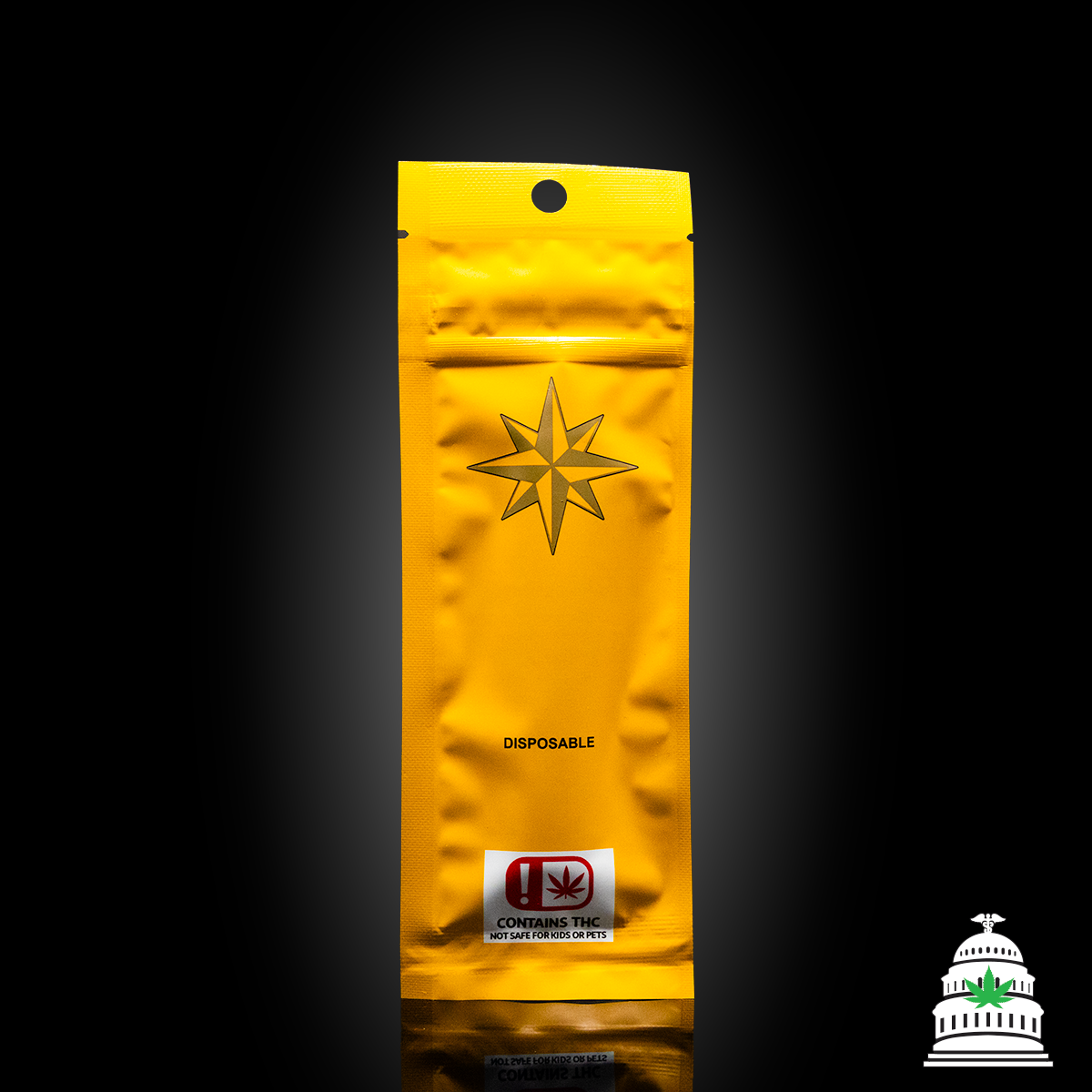 Photograph of product: Banana Cream Pie - Star Distillate Disposable Vape