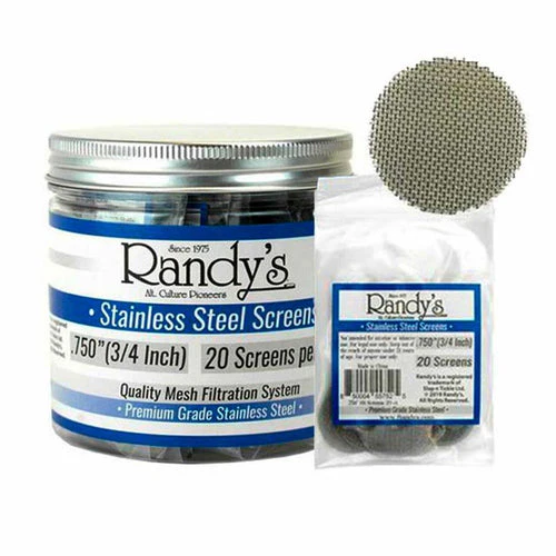 Photograph of product: RANDY'S | Screen - Stainless Steel .750" | MERCH