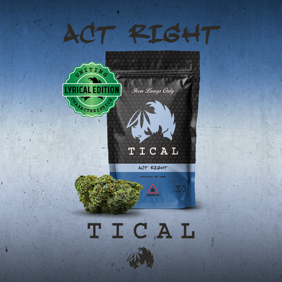 Photograph of product: Act Right | Premium Buds - 3.5g