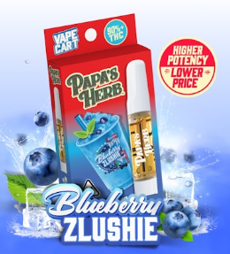 Photograph of product: Blueberry Zlushie Cartridge 1g