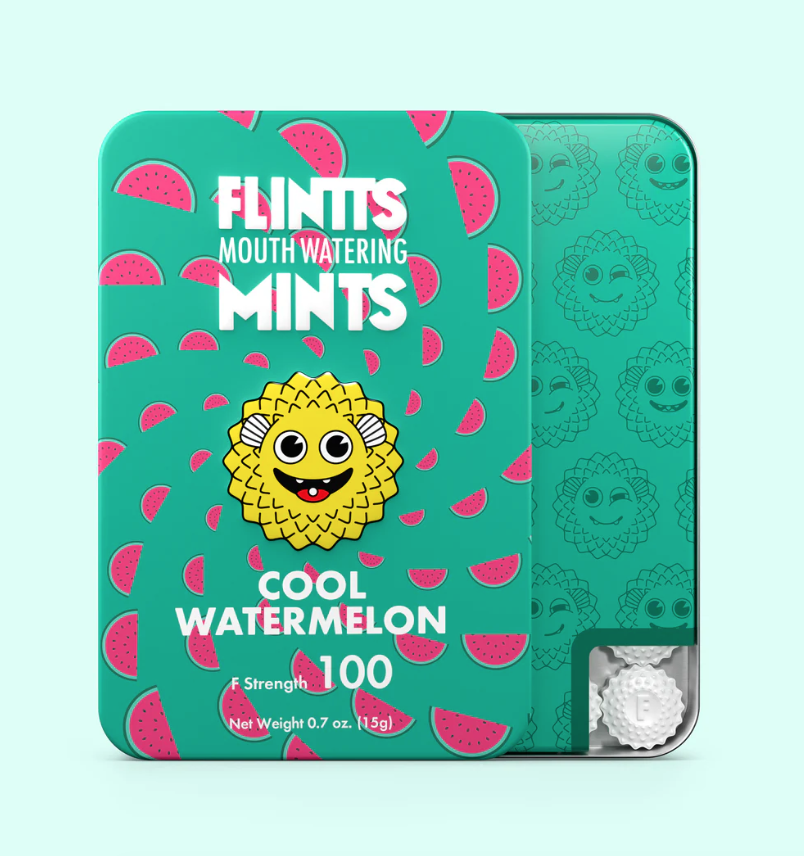 Photograph of product: Flints Mints | Cool Watermelon | 30ct