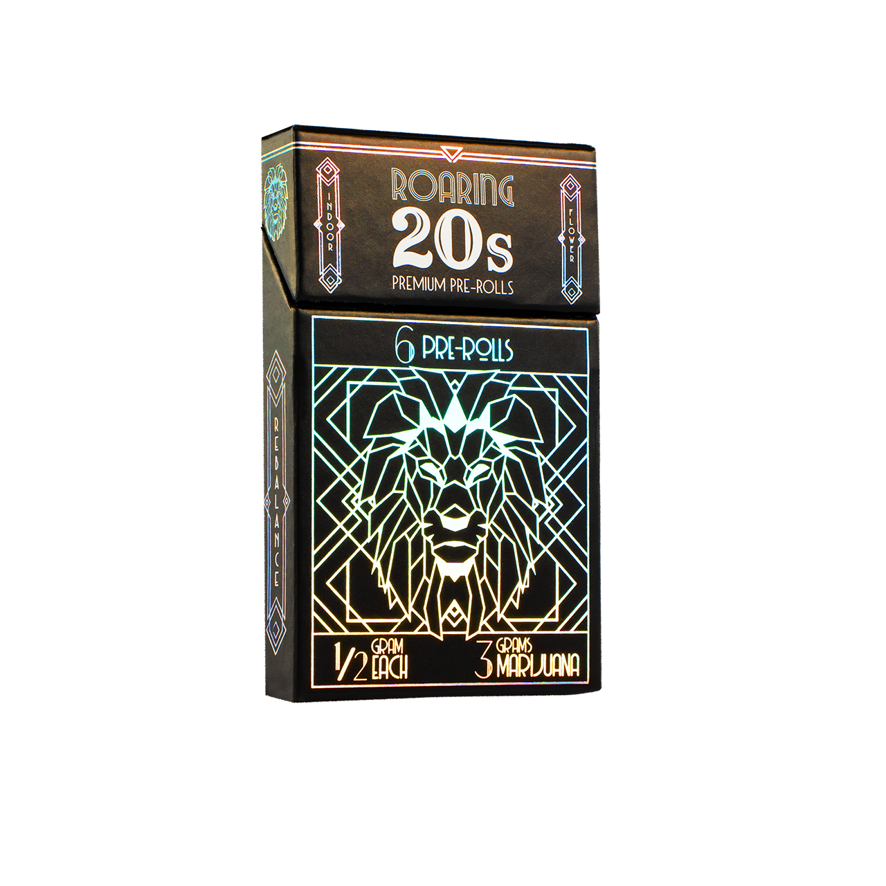 Photograph of product: Roaring 20s REST 6 Pack Prerolls - Fatso