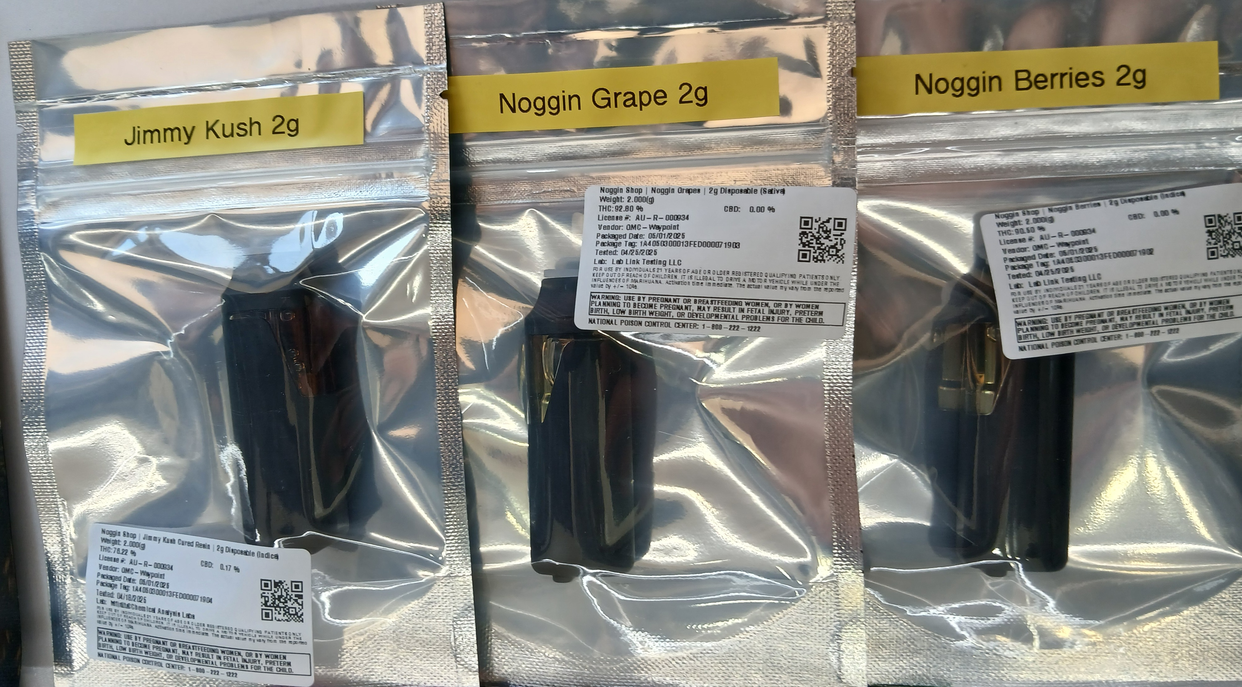 Photograph of product: Noggin Shop | Sour Diesel Disposable (Oui'd)