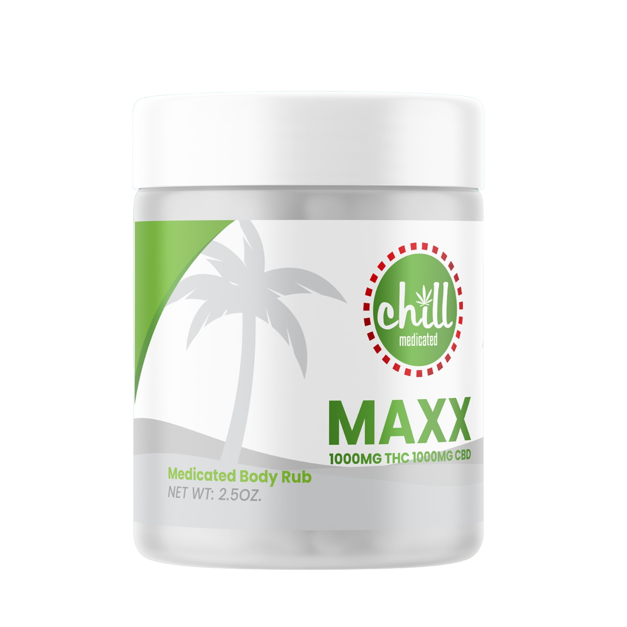 Photograph of product: Chill Medicated Maxx Body Rub 1000mg TH-oui | 1000mg CBD