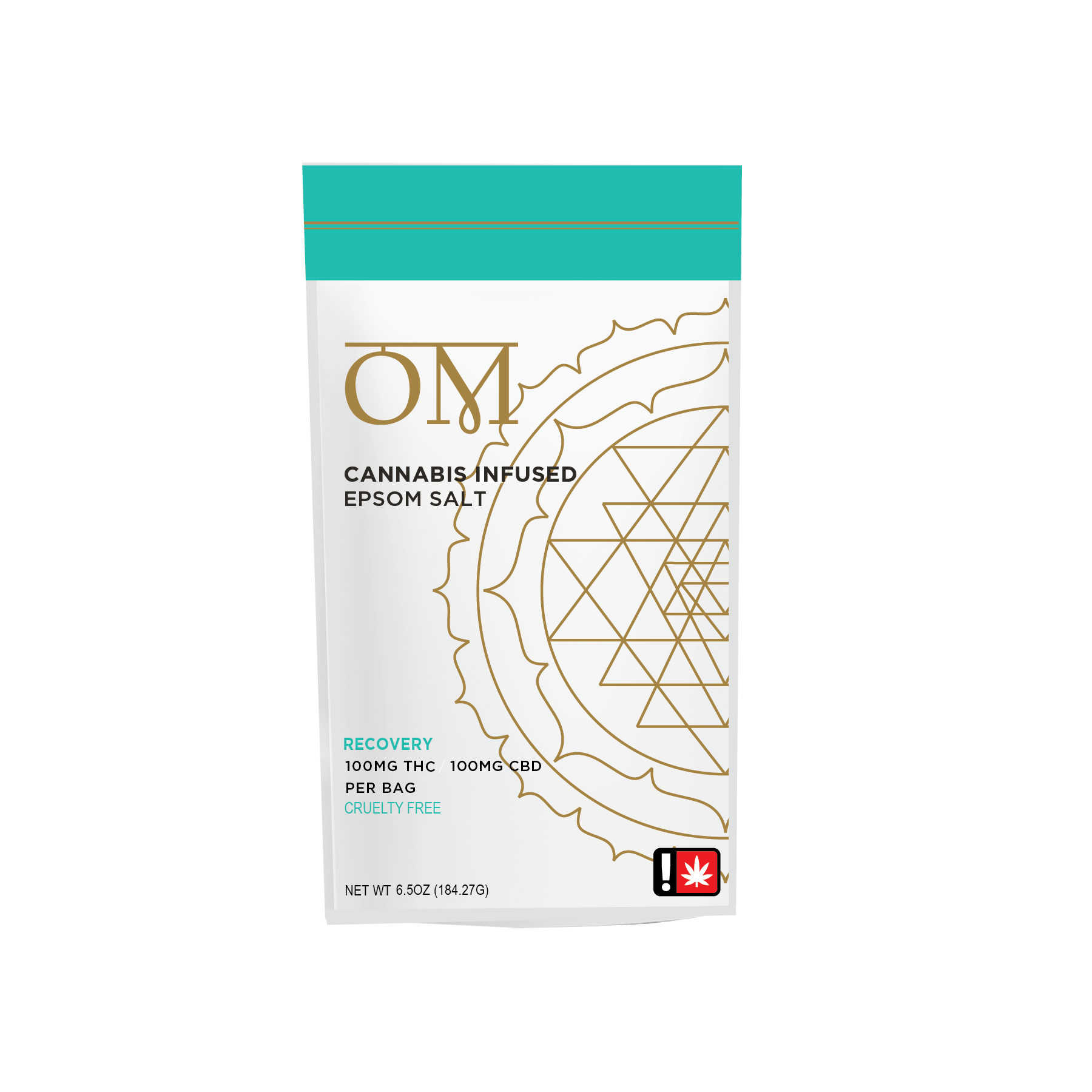 Photograph of product: Infused Epsom Salts Recovery with Menthol 100mg TH-oui : 100mg CBD
