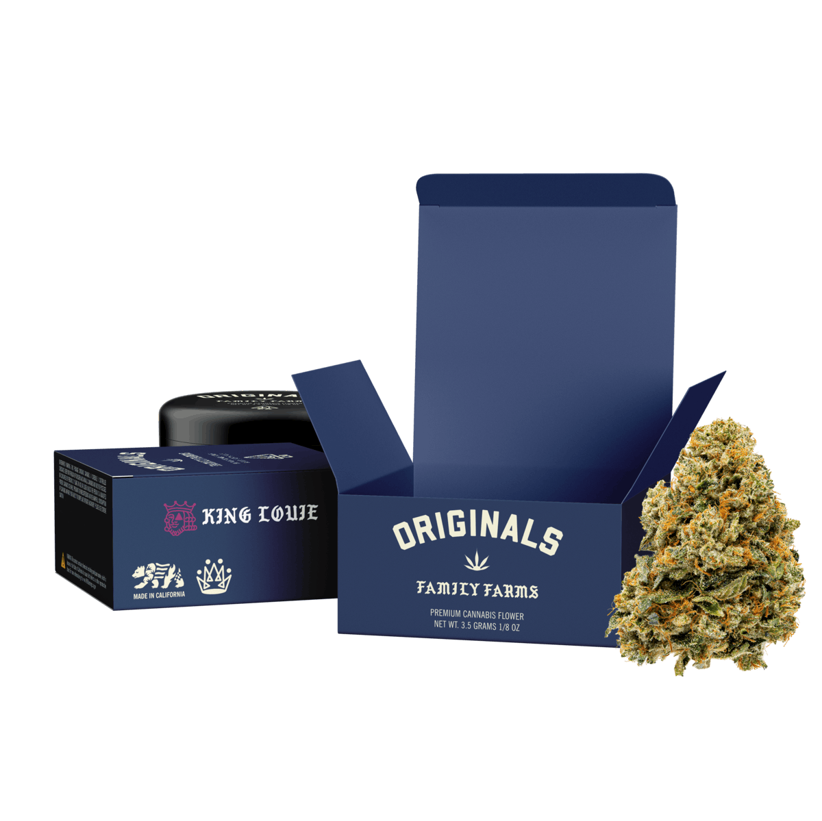 Photograph of product: Originals - Flower - King Louie - 3.5G