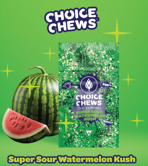 Photograph of product: Choice - Super Sour Watermelon Kush (I) - 200mg