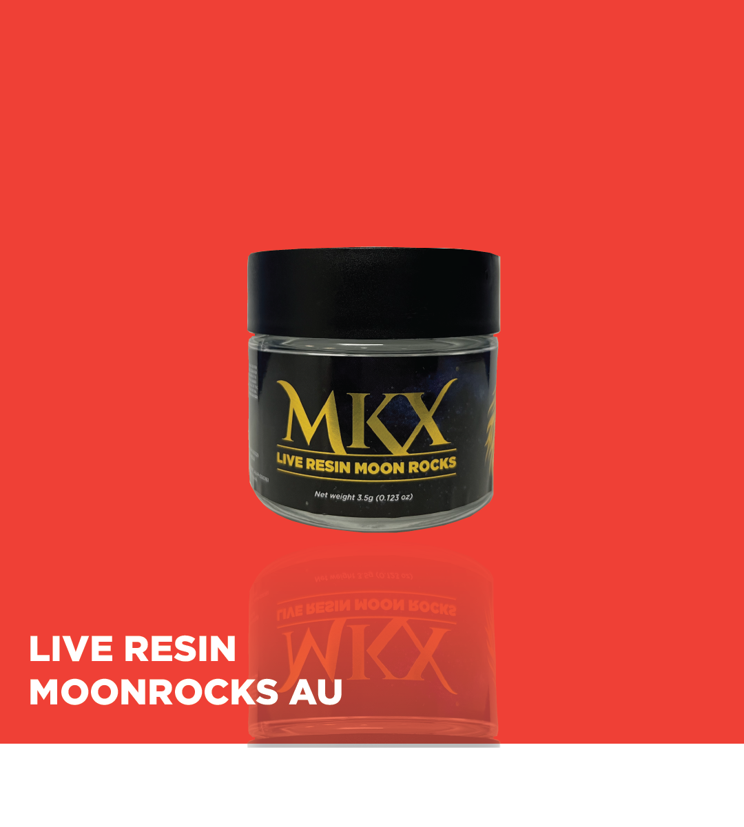 Photograph of product: MKX - GARLIC COOKIES - LIVE RESIN MOON ROCKS