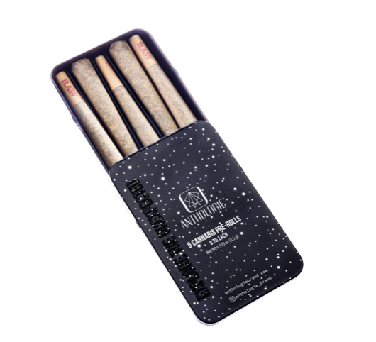 Photograph of Product: Anthologie  |  AJs Sour Diesel  | Pre-Rolls | 5 pack