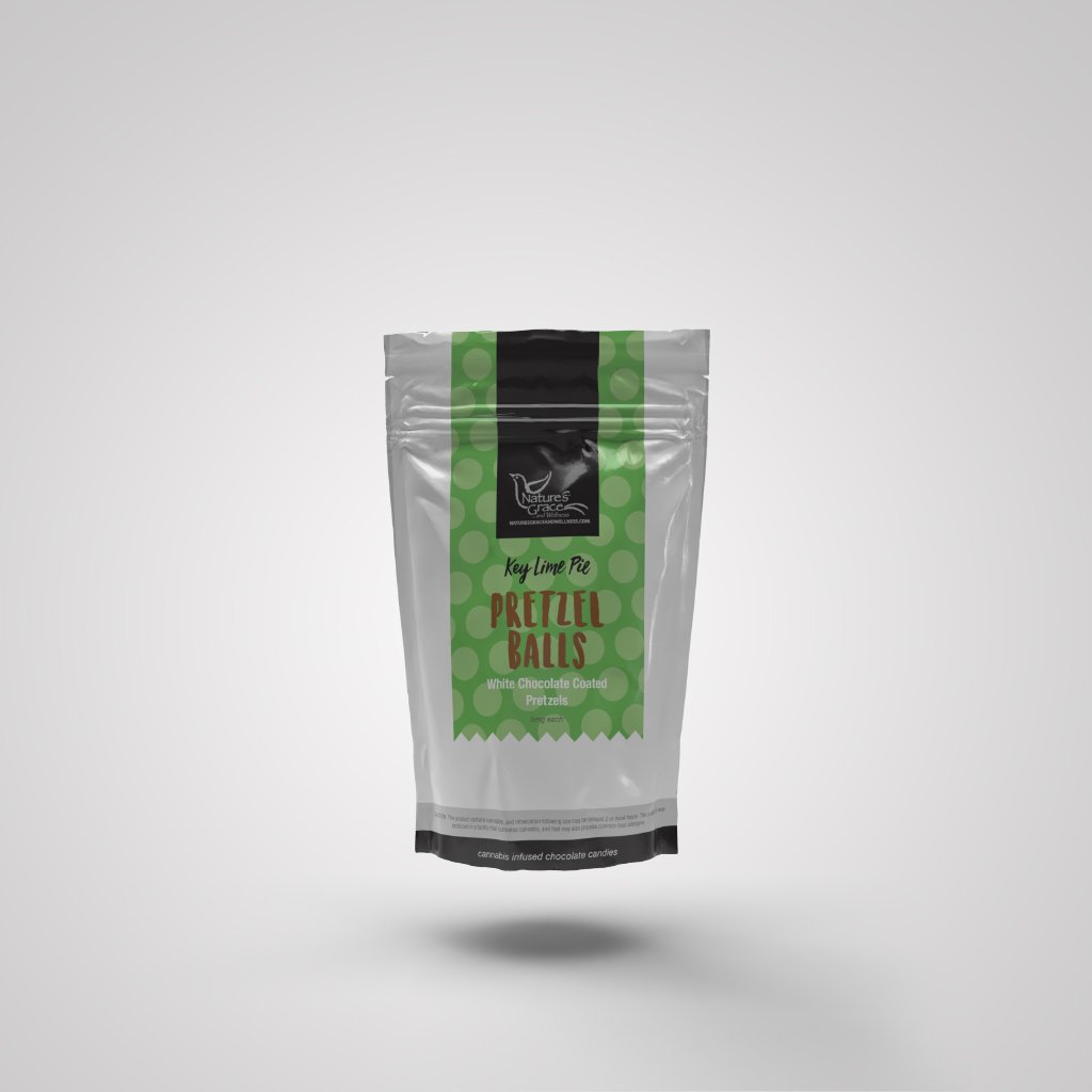 Photograph of product: NATURE'S GRACE - KEY LIME PIE PRETZEL BALLS (50MG) (I)