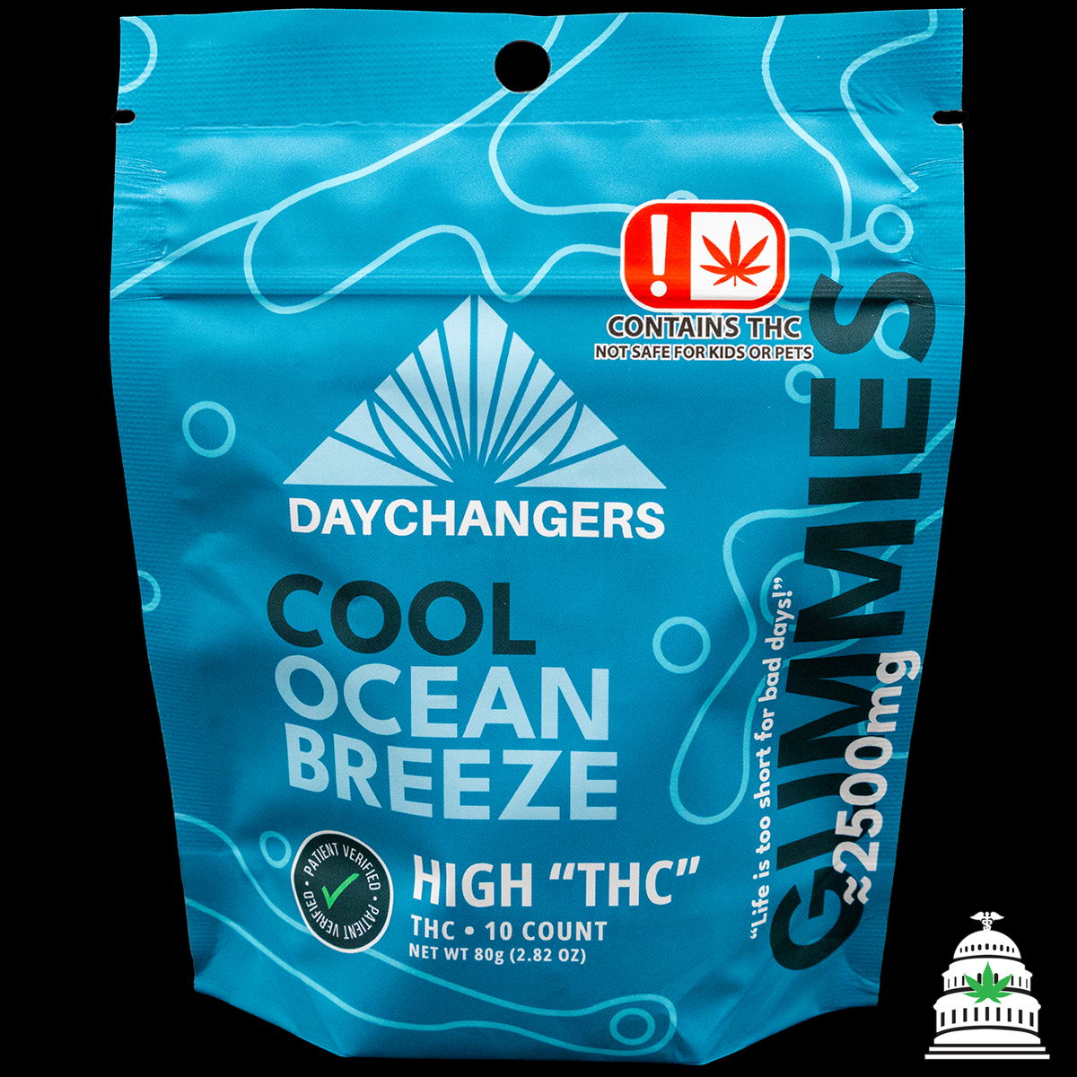Photograph of product: Ocean Breeze - 2500mg Day Changers Gummies